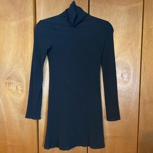 Reformation Ribbed Turtleneck Dress